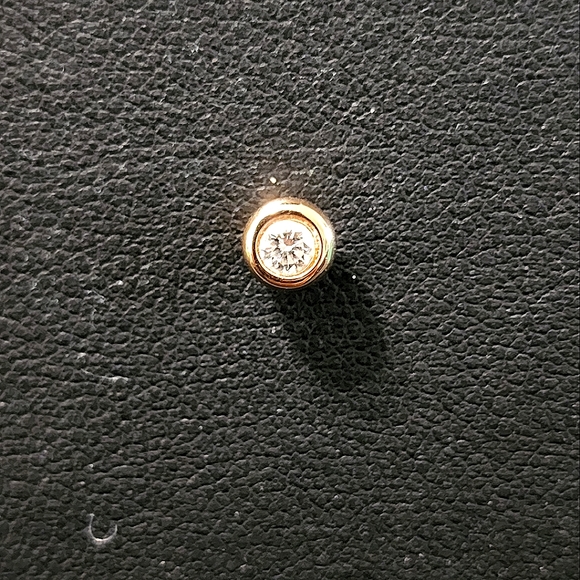 Tiffany Else Peretti gold stud earrings - Picture 2 of 3